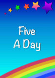 Easy primary school play Five a day