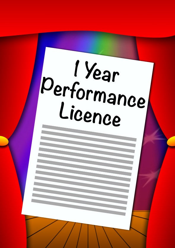 1 Year Performance Licence - Plays and Musicals | Easy Peasy Plays
